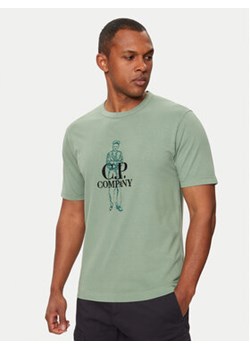 C.P. Company T-Shirt 16CMTS302A006057O Zielony Regular Fit ze sklepu MODIVO w kategorii T-shirty męskie - zdjęcie 172158988