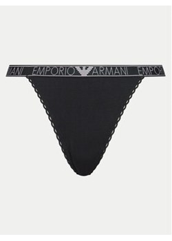 Emporio Armani Underwear Stringi 164282 4R221 00020 Czarny ze sklepu MODIVO w kategorii Majtki damskie - zdjęcie 172159099