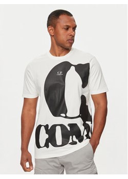C.P. Company T-Shirt 16CMTS144A006586W Biały Regular Fit ze sklepu MODIVO w kategorii T-shirty męskie - zdjęcie 172159436
