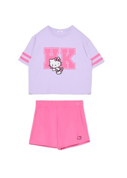 Cropp - Piżama z printem Hello Kitty - wielobarwny ze sklepu Cropp w kategorii Piżamy damskie - zdjęcie 172160969