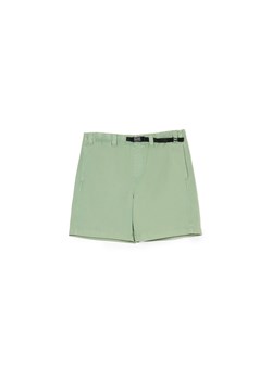 Cropp - Miętowe szorty z paskiem - zielony ze sklepu Cropp w kategorii Spodenki męskie - zdjęcie 172160999