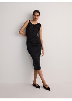 Reserved - Sukienka z drapowaniem - szary ze sklepu Reserved w kategorii Sukienki - zdjęcie 172161167