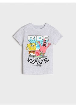 Sinsay - Koszulka SpongeBob - szary ze sklepu Sinsay w kategorii T-shirty chłopięce - zdjęcie 172162297