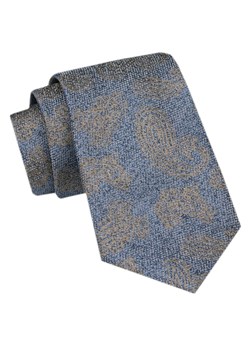 Modny Krawat Męski - Alties - Blady Niebieski i Beż, Melanżowa Struktura KRALTS1067 ze sklepu JegoSzafa.pl w kategorii Krawaty - zdjęcie 172162899