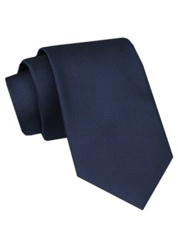 Modny Krawat Męski - Alties - Jednokolorowy, Granatowy KRALTS1059 ze sklepu JegoSzafa.pl w kategorii Krawaty - zdjęcie 172162939