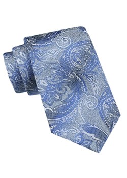 Modny Krawat Męski - Alties - Orientalny w Odcienie Niebieskiego KRALTS1087 ze sklepu JegoSzafa.pl w kategorii Krawaty - zdjęcie 172162967