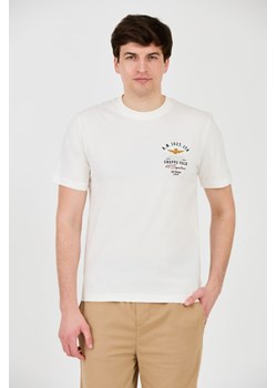 AERONAUTICA MILITARE Biały t-shirt Short Sleeve, Wybierz rozmiar XXL ze sklepu outfit.pl w kategorii T-shirty męskie - zdjęcie 172163819