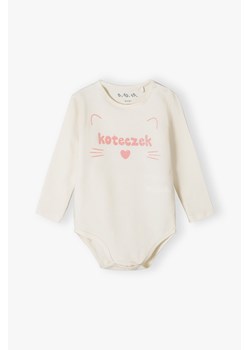 Body niemowlęce z napisem - Koteczek ze sklepu 5.10.15 w kategorii Odzież dla niemowląt - zdjęcie 172164748