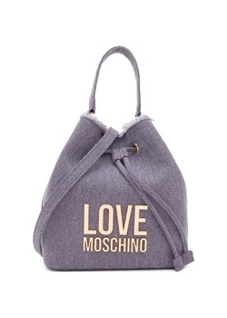 Love Moschino Jeansowa torebka na ramię BORSA ze sklepu Gomez Fashion Store w kategorii Torebki worki - zdjęcie 172164775