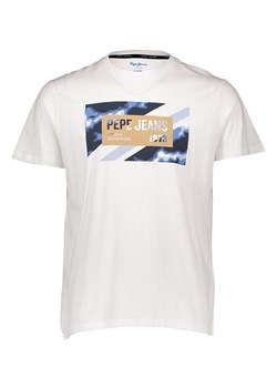Pepe Jeans Koszulka w kolorze białym ze sklepu Limango Polska w kategorii T-shirty męskie - zdjęcie 172164888
