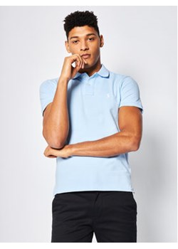 Polo Ralph Lauren Polo Core Replen 710795080 Błękitny Slim Fit ze sklepu MODIVO w kategorii T-shirty męskie - zdjęcie 172165847