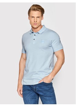 Boss Polo Passenger 50472668 Błękitny Slim Fit ze sklepu MODIVO w kategorii T-shirty męskie - zdjęcie 172165877