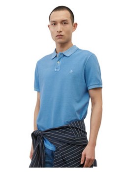 Marc O'Polo Polo M22226653000 Błękitny Regular Fit ze sklepu MODIVO w kategorii T-shirty męskie - zdjęcie 172165918