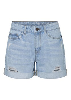 Noisy May Szorty jeansowe Smiley 27016474 Błękitny Regular Fit ze sklepu MODIVO w kategorii Szorty - zdjęcie 172165957