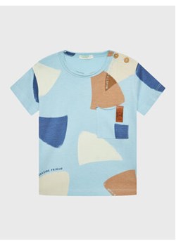United Colors Of Benetton T-Shirt 3HVDA102C Błękitny Regular Fit ze sklepu MODIVO w kategorii Koszulki niemowlęce - zdjęcie 172166049