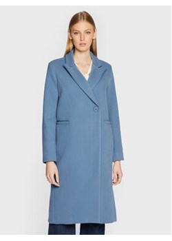 Rinascimento Płaszcz przejściowy CFC0110621003 Błękitny Regular Fit ze sklepu MODIVO w kategorii Płaszcze damskie - zdjęcie 172166179