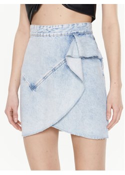 IRO Spódnica jeansowa Eija AS180 Błękitny Regular Fit ze sklepu MODIVO w kategorii Spódnice - zdjęcie 172166196