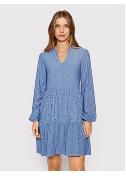 Vila Sukienka codzienna Kawa 14070250 Błękitny Regular Fit ze sklepu MODIVO w kategorii Sukienki - zdjęcie 172166355