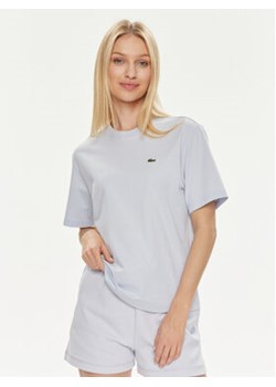 Lacoste T-Shirt TF7215 Błękitny Slim Fit ze sklepu MODIVO w kategorii Bluzki damskie - zdjęcie 172166459