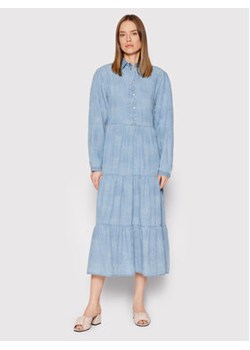 Pinko Sukienka koszulowa Distratta 1J10UV Y85P Błękitny Regular Fit ze sklepu MODIVO w kategorii Sukienki - zdjęcie 172166616