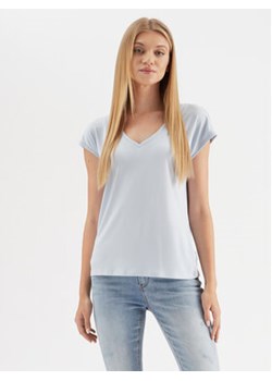 Vero Moda T-Shirt Filli 10247666 Błękitny Regular Fit ze sklepu MODIVO w kategorii Bluzki damskie - zdjęcie 172166655