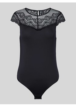 Body z obszyciem koronką model ‘SINNA’ ze sklepu Peek&Cloppenburg  w kategorii Bluzki damskie - zdjęcie 172171136