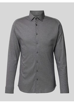 Koszula biznesowa o kroju slim fit z kołnierzykiem typu kent ze sklepu Peek&Cloppenburg  w kategorii Koszule męskie - zdjęcie 172171209