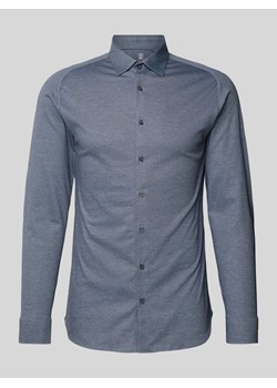 Koszula biznesowa o kroju slim fit z kołnierzykiem typu kent ze sklepu Peek&Cloppenburg  w kategorii Koszule męskie - zdjęcie 172171229