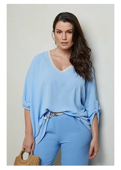 Curvy Lady Bluzka w kolorze błękitnym ze sklepu Limango Polska w kategorii Bluzki damskie - zdjęcie 172171938
