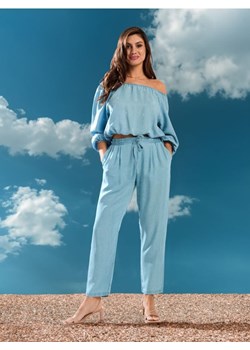 Sinsay - Spodnie carrot - niebieski ze sklepu Sinsay w kategorii Spodnie damskie - zdjęcie 172174105