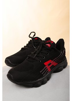 Czarne buty sportowe sznurowane Casu 204/31R ze sklepu Casu.pl w kategorii Buty sportowe damskie - zdjęcie 172175195
