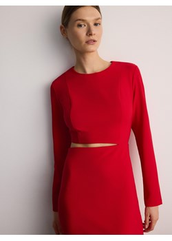 Reserved - Sukienka mini z wycięciem - czerwony ze sklepu Reserved w kategorii Sukienki - zdjęcie 172176667