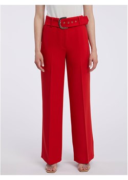 orsay Spodnie w kolorze czerwonym ze sklepu Limango Polska w kategorii Spodnie damskie - zdjęcie 172177698