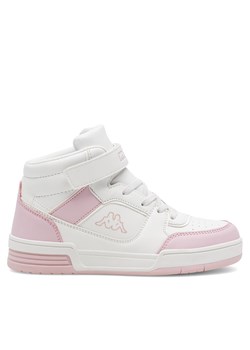 Sneakersy Kappa SS24-3C057 White/Light Pink ze sklepu eobuwie.pl w kategorii Buty sportowe dziecięce - zdjęcie 172178919