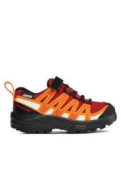 Salomon Sneakersy Xa Pro V8 Climasalomon™ Waterproof L47381100 Czerwony ze sklepu MODIVO w kategorii Buty trekkingowe dziecięce - zdjęcie 172179527
