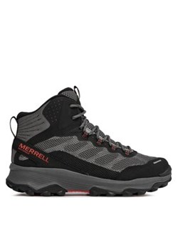 Merrell Sneakersy Spee Strike Mid Wp J066877 Szary ze sklepu MODIVO w kategorii Buty trekkingowe męskie - zdjęcie 172179548