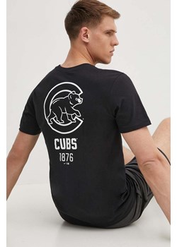 Nike t-shirt bawełniany Chicago Cubs męski kolor czarny z nadrukiem ze sklepu ANSWEAR.com w kategorii T-shirty męskie - zdjęcie 172180607