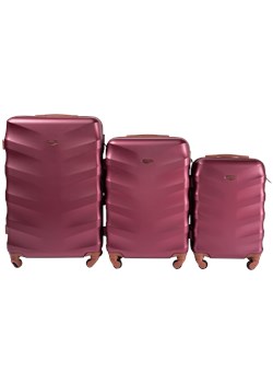 Zestaw 3 walizek Wings Albatross WINE RED ze sklepu WINGS w kategorii Walizki - zdjęcie 172180748