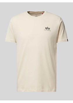 T-shirt z nadrukiem z logo model ‘BASIC’ ze sklepu Peek&Cloppenburg  w kategorii T-shirty męskie - zdjęcie 172182627