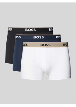 Obcisłe bokserki z elastycznym paskiem z logo w zestawie 3 szt. ze sklepu Peek&Cloppenburg  w kategorii Majtki męskie - zdjęcie 172182735
