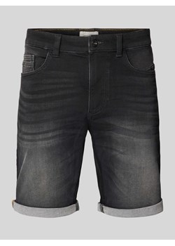 Szorty jeansowe o kroju slim fit z 5 kieszeniami ze sklepu Peek&Cloppenburg  w kategorii Spodenki męskie - zdjęcie 172182775