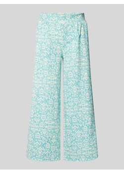 Spodnie materiałowe z szeroką,skróconą nogawką model ‘Kate’ ze sklepu Peek&Cloppenburg  w kategorii Spodnie damskie - zdjęcie 172182778