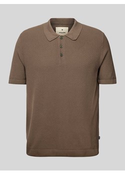 Koszulka polo z fakturowanym wzorem model ‘BLUSANDRI’ ze sklepu Peek&Cloppenburg  w kategorii T-shirty męskie - zdjęcie 172182815