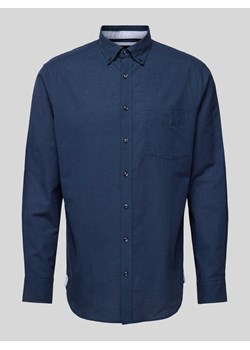 Koszula casualowa z kołnierzykiem typu button down i wzorem w paski ze sklepu Peek&Cloppenburg  w kategorii Koszule męskie - zdjęcie 172182826