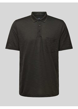 Koszulka polo ze wzorem w paski i kieszenią na piersi ze sklepu Peek&Cloppenburg  w kategorii T-shirty męskie - zdjęcie 172183049