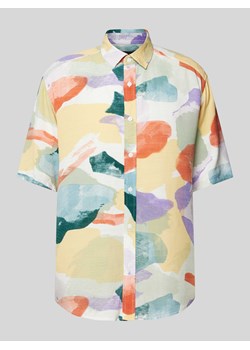 Koszula casualowa ze wzorem na całej powierzchni model ‘BUD’ ze sklepu Peek&Cloppenburg  w kategorii Koszule męskie - zdjęcie 172183095