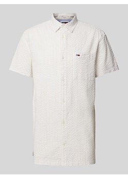 Koszula casualowa o kroju regular fit z wyhaftowanym logo ze sklepu Peek&Cloppenburg  w kategorii Koszule męskie - zdjęcie 172183245