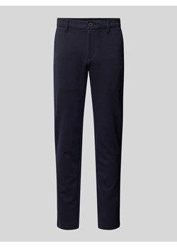 Spodnie o kroju slim fit z elastycznym paskiem model ‘Langford’ ze sklepu Peek&Cloppenburg  w kategorii Spodnie męskie - zdjęcie 172183396