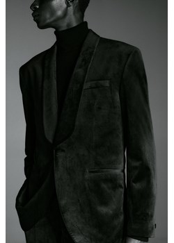 H & M - Marynarka z szalowym kołnierzem Regular Fit - Czarny ze sklepu H&M w kategorii Marynarki męskie - zdjęcie 172183438