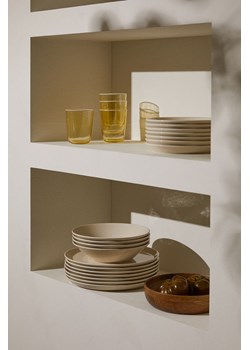 H & M - 4-pack stoneware soup plates - Biały ze sklepu H&M w kategorii Zastawa stołowa - zdjęcie 172183457